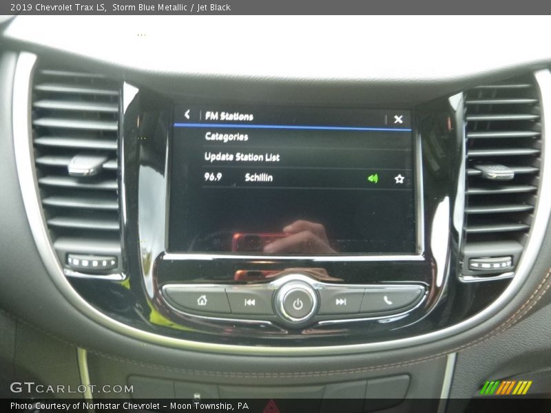 Storm Blue Metallic / Jet Black 2019 Chevrolet Trax LS