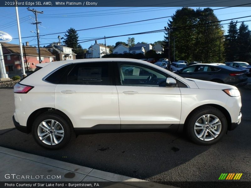  2019 Edge SEL AWD White Platinum