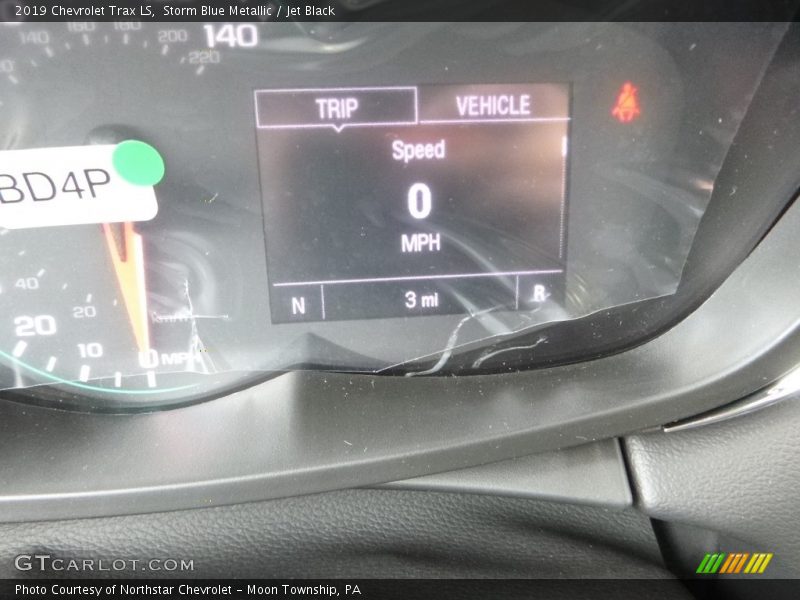 Storm Blue Metallic / Jet Black 2019 Chevrolet Trax LS