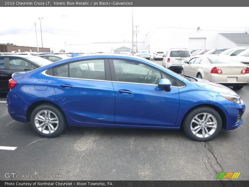 Kinetic Blue Metallic / Jet Black/­Galvanized 2019 Chevrolet Cruze LT