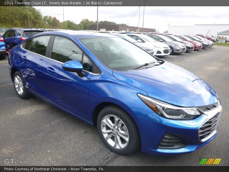Kinetic Blue Metallic / Jet Black/­Galvanized 2019 Chevrolet Cruze LT