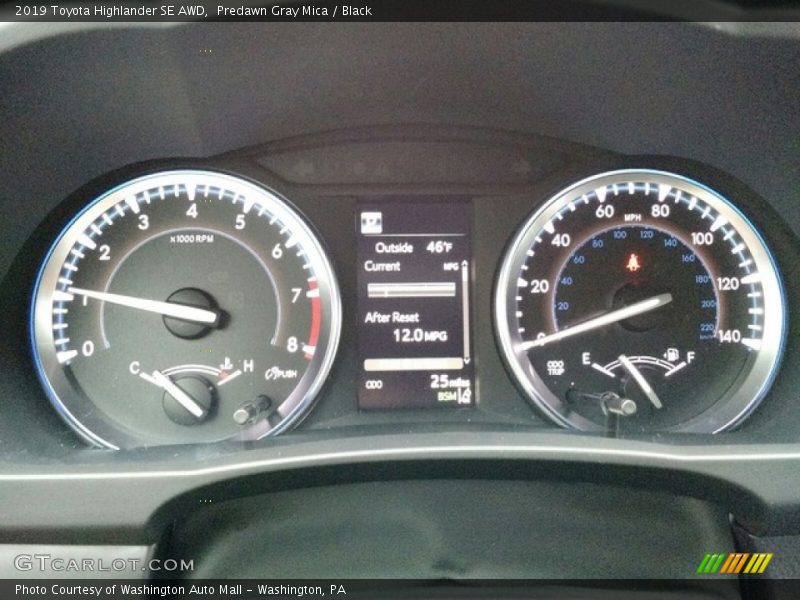  2019 Highlander SE AWD SE AWD Gauges