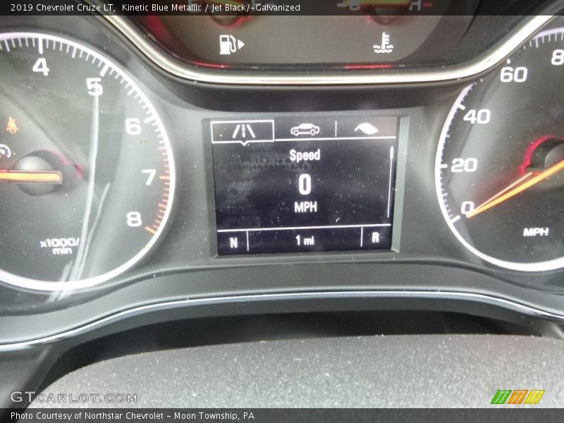 Kinetic Blue Metallic / Jet Black/­Galvanized 2019 Chevrolet Cruze LT
