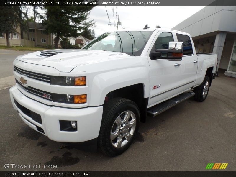 Summit White / Dark Ash/Jet Black 2019 Chevrolet Silverado 2500HD LTZ Crew Cab 4WD