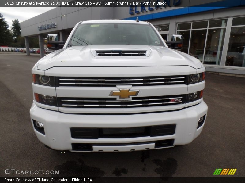 Summit White / Dark Ash/Jet Black 2019 Chevrolet Silverado 2500HD LTZ Crew Cab 4WD