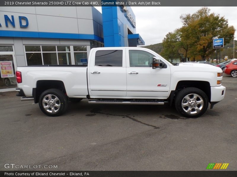 Summit White / Dark Ash/Jet Black 2019 Chevrolet Silverado 2500HD LTZ Crew Cab 4WD