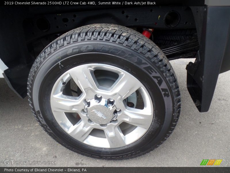 Summit White / Dark Ash/Jet Black 2019 Chevrolet Silverado 2500HD LTZ Crew Cab 4WD
