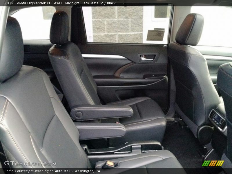 Rear Seat of 2019 Highlander XLE AWD
