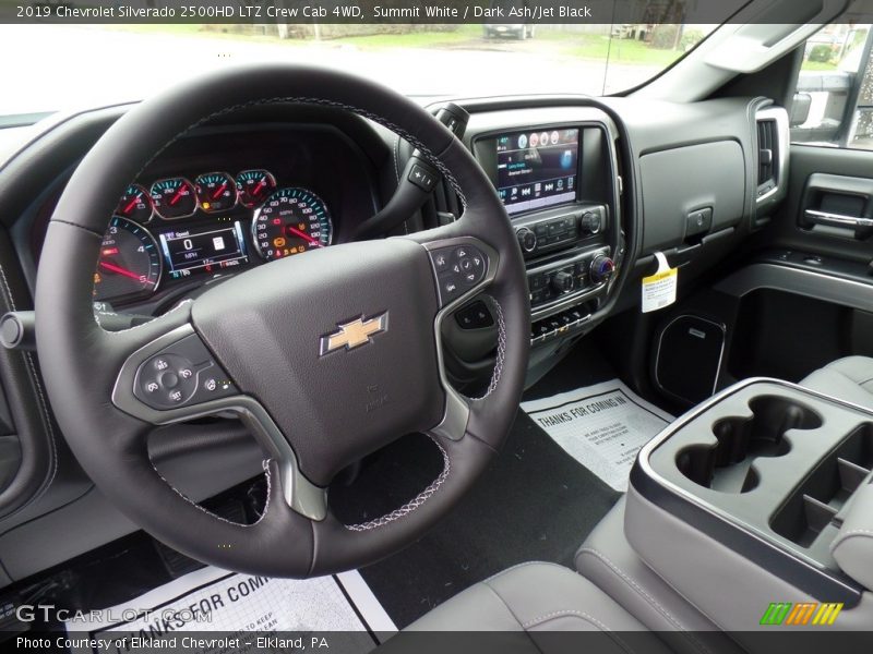 Summit White / Dark Ash/Jet Black 2019 Chevrolet Silverado 2500HD LTZ Crew Cab 4WD