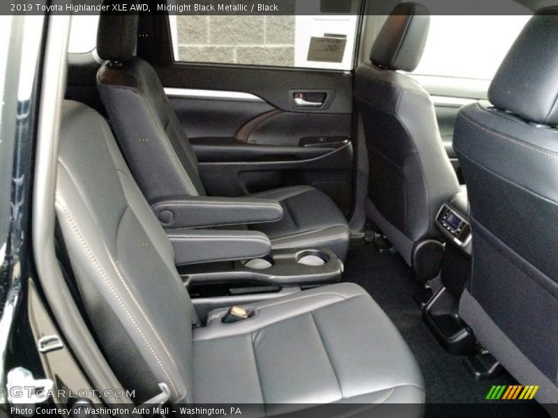 Rear Seat of 2019 Highlander XLE AWD