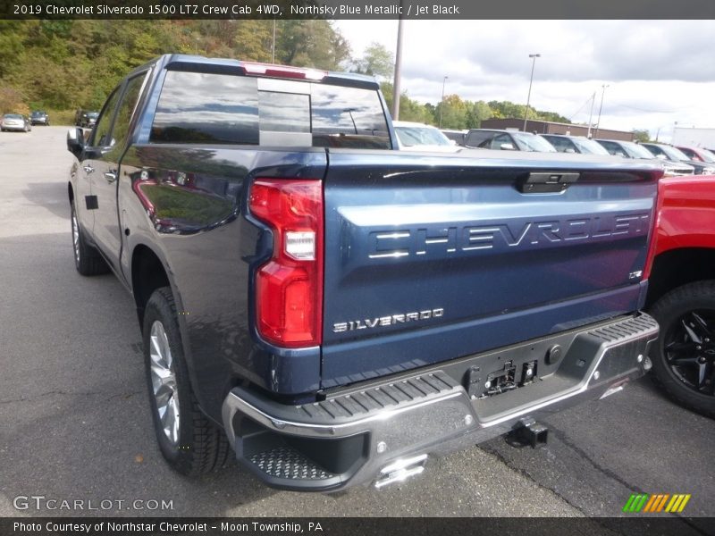 Northsky Blue Metallic / Jet Black 2019 Chevrolet Silverado 1500 LTZ Crew Cab 4WD