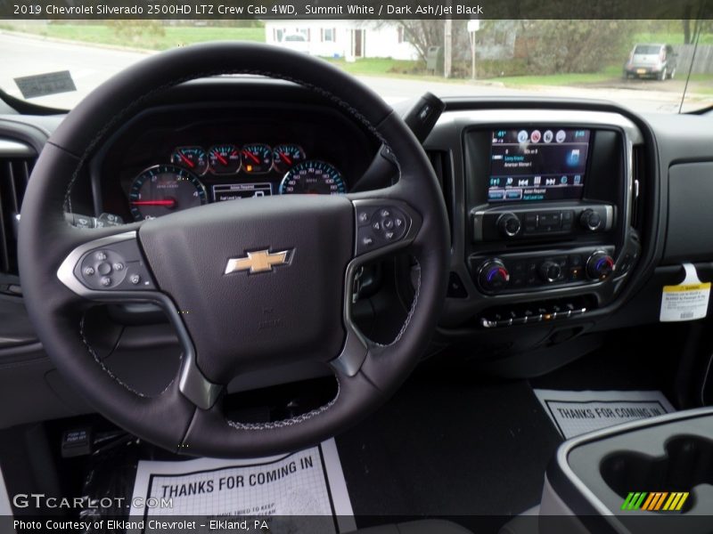 Summit White / Dark Ash/Jet Black 2019 Chevrolet Silverado 2500HD LTZ Crew Cab 4WD