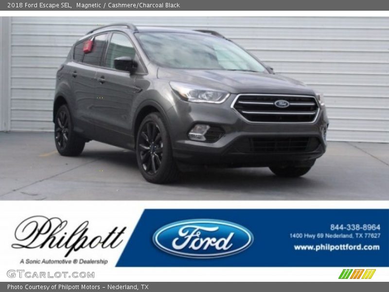 Magnetic / Cashmere/Charcoal Black 2018 Ford Escape SEL