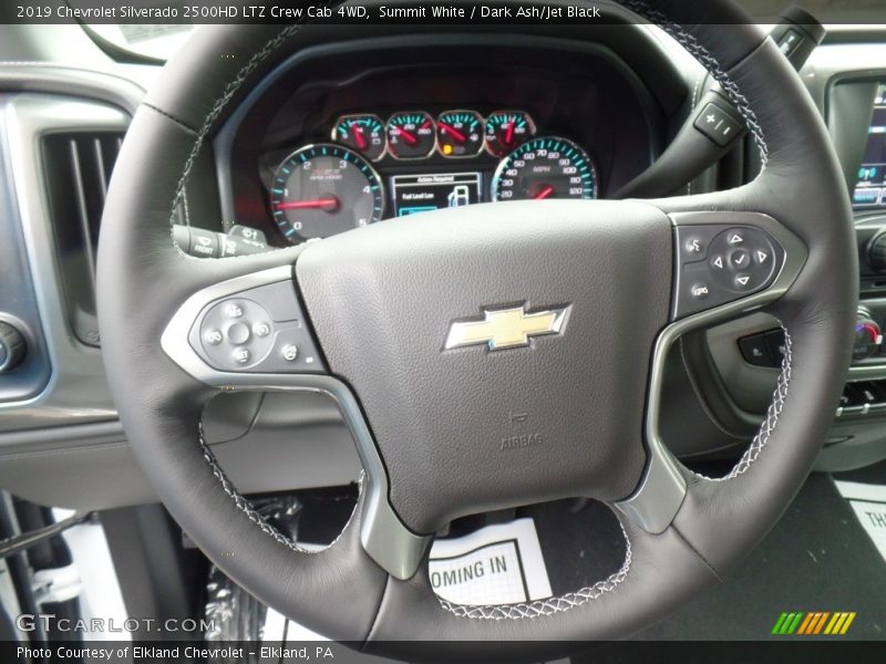 Summit White / Dark Ash/Jet Black 2019 Chevrolet Silverado 2500HD LTZ Crew Cab 4WD
