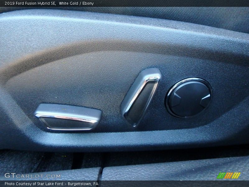 White Gold / Ebony 2019 Ford Fusion Hybrid SE