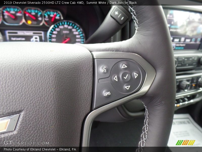 Summit White / Dark Ash/Jet Black 2019 Chevrolet Silverado 2500HD LTZ Crew Cab 4WD