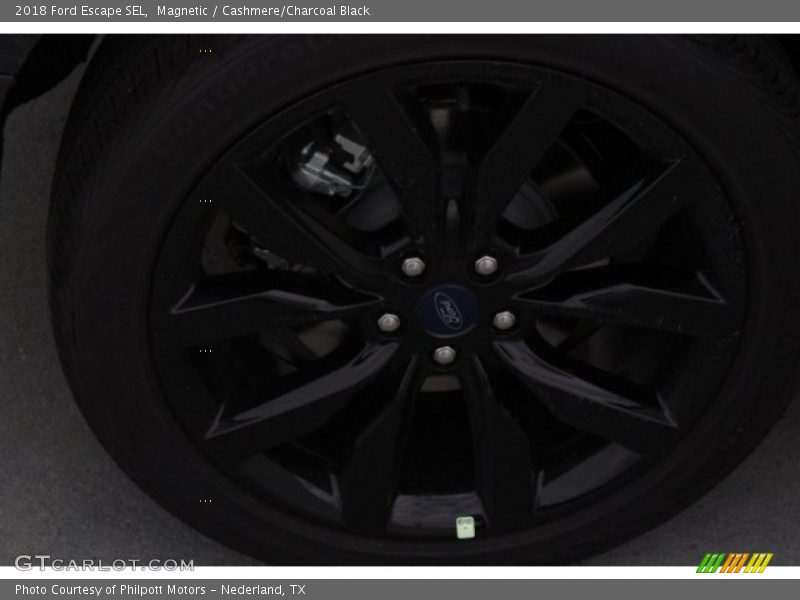 Magnetic / Cashmere/Charcoal Black 2018 Ford Escape SEL