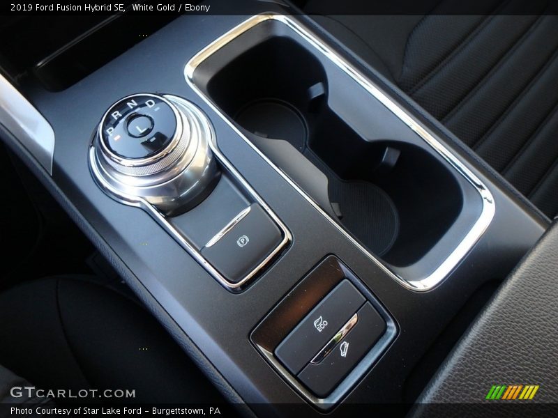 White Gold / Ebony 2019 Ford Fusion Hybrid SE