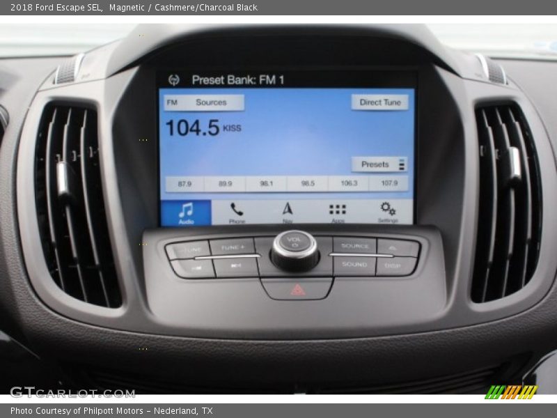 Magnetic / Cashmere/Charcoal Black 2018 Ford Escape SEL