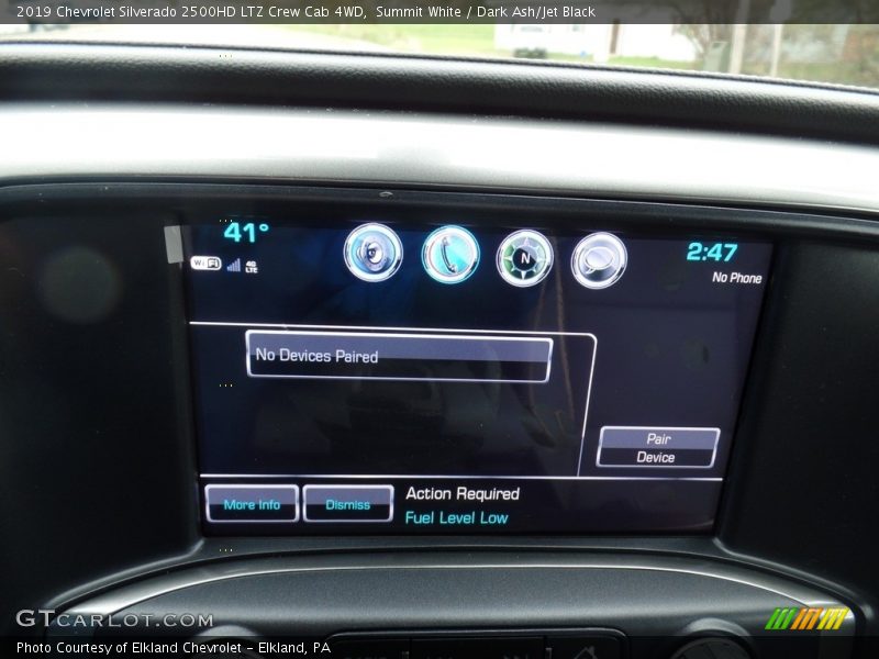Summit White / Dark Ash/Jet Black 2019 Chevrolet Silverado 2500HD LTZ Crew Cab 4WD