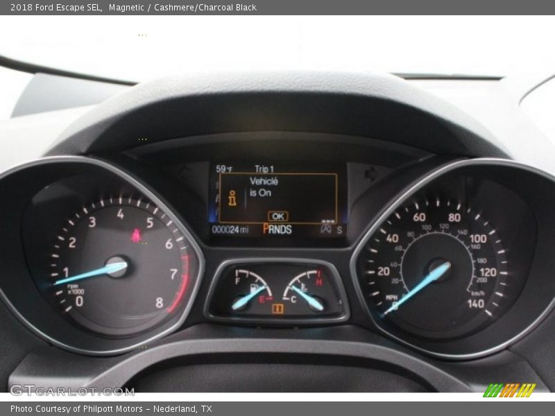 Magnetic / Cashmere/Charcoal Black 2018 Ford Escape SEL