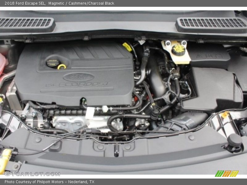 Magnetic / Cashmere/Charcoal Black 2018 Ford Escape SEL