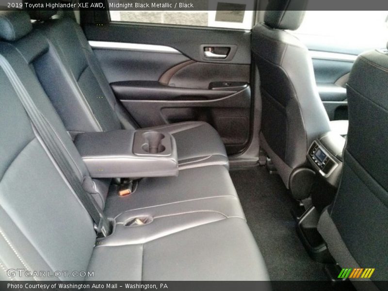 Rear Seat of 2019 Highlander XLE AWD