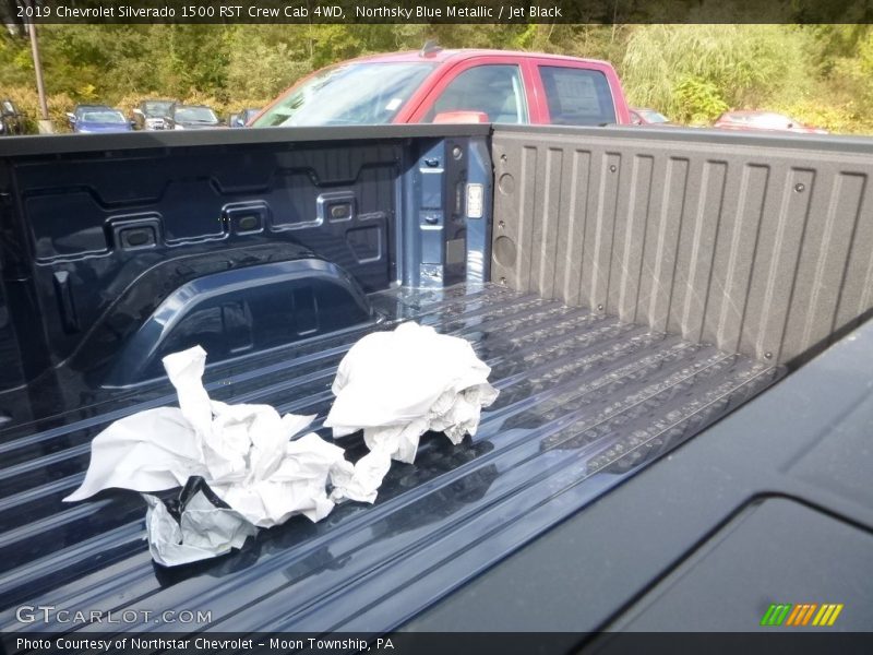 Northsky Blue Metallic / Jet Black 2019 Chevrolet Silverado 1500 RST Crew Cab 4WD