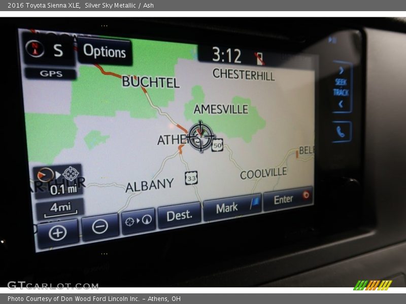 Silver Sky Metallic / Ash 2016 Toyota Sienna XLE