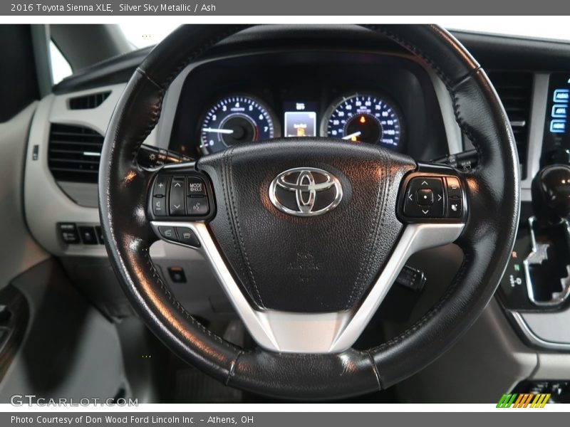 Silver Sky Metallic / Ash 2016 Toyota Sienna XLE