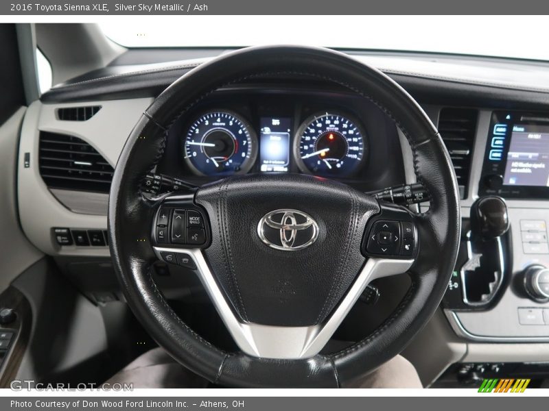 Silver Sky Metallic / Ash 2016 Toyota Sienna XLE