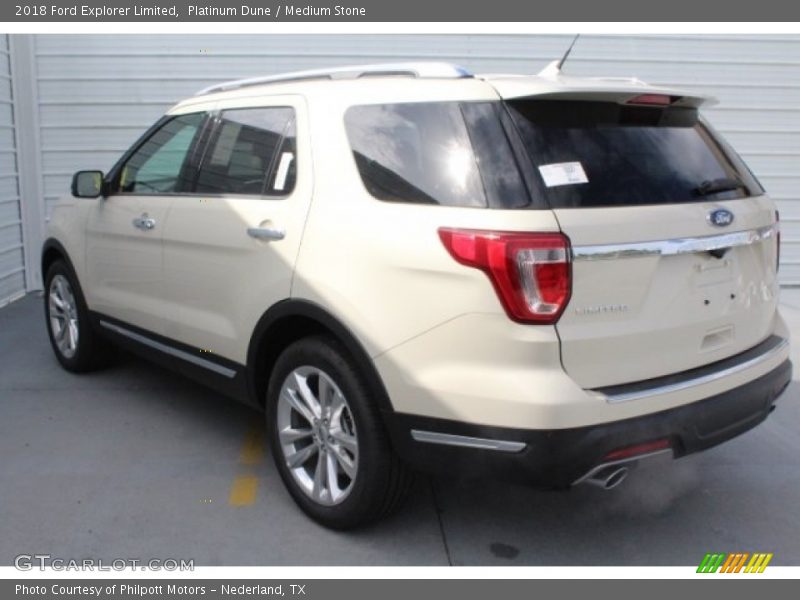 Platinum Dune / Medium Stone 2018 Ford Explorer Limited