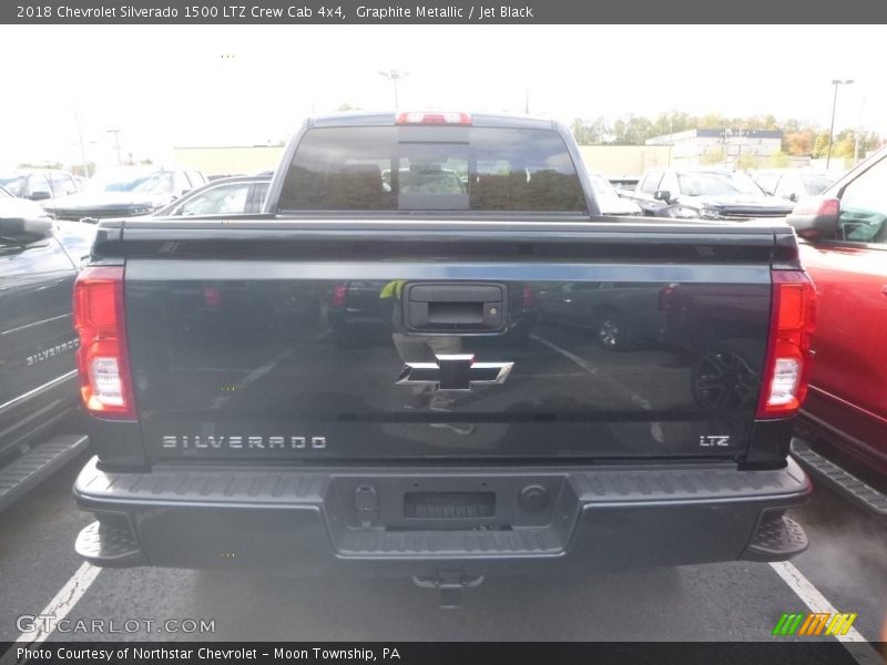 Graphite Metallic / Jet Black 2018 Chevrolet Silverado 1500 LTZ Crew Cab 4x4