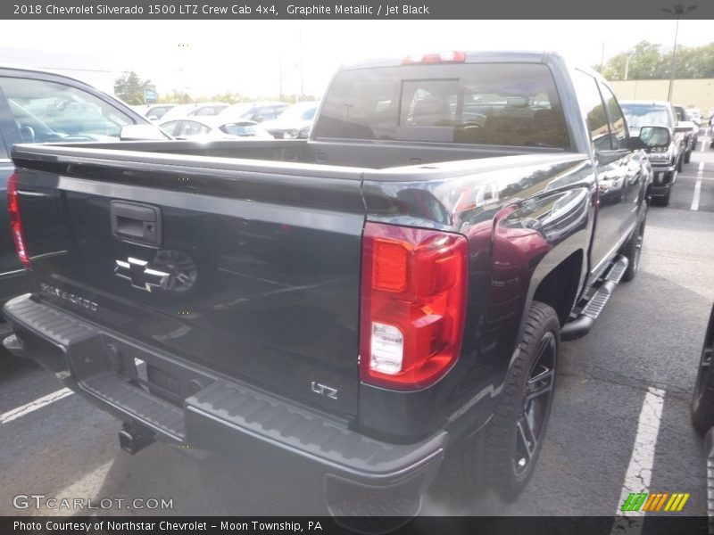 Graphite Metallic / Jet Black 2018 Chevrolet Silverado 1500 LTZ Crew Cab 4x4