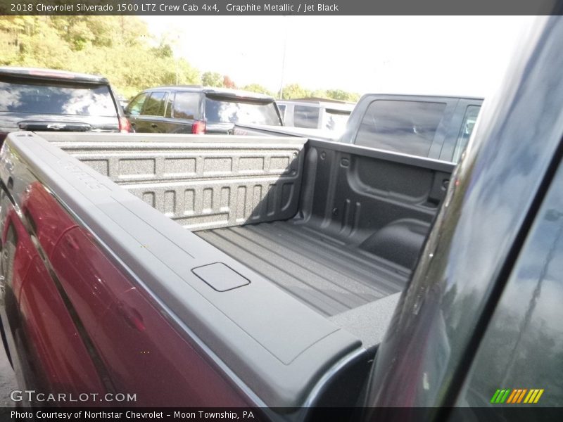 Graphite Metallic / Jet Black 2018 Chevrolet Silverado 1500 LTZ Crew Cab 4x4
