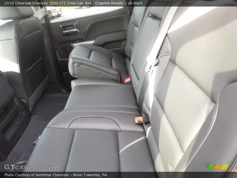 Graphite Metallic / Jet Black 2018 Chevrolet Silverado 1500 LTZ Crew Cab 4x4