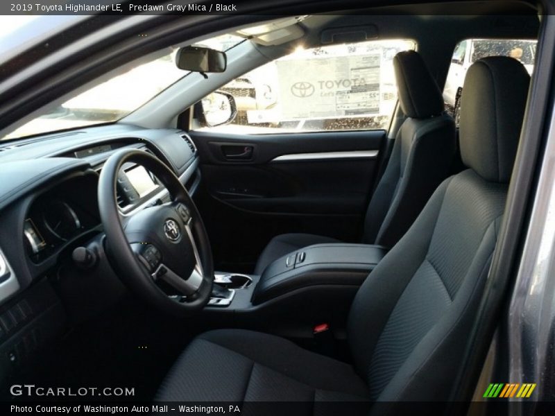 Predawn Gray Mica / Black 2019 Toyota Highlander LE