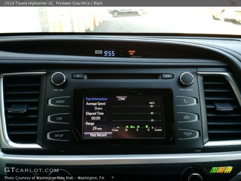 Predawn Gray Mica / Black 2019 Toyota Highlander LE