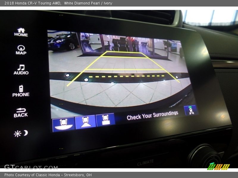 White Diamond Pearl / Ivory 2018 Honda CR-V Touring AWD