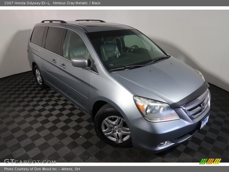 Nimbus Gray Metallic / Black 2007 Honda Odyssey EX-L