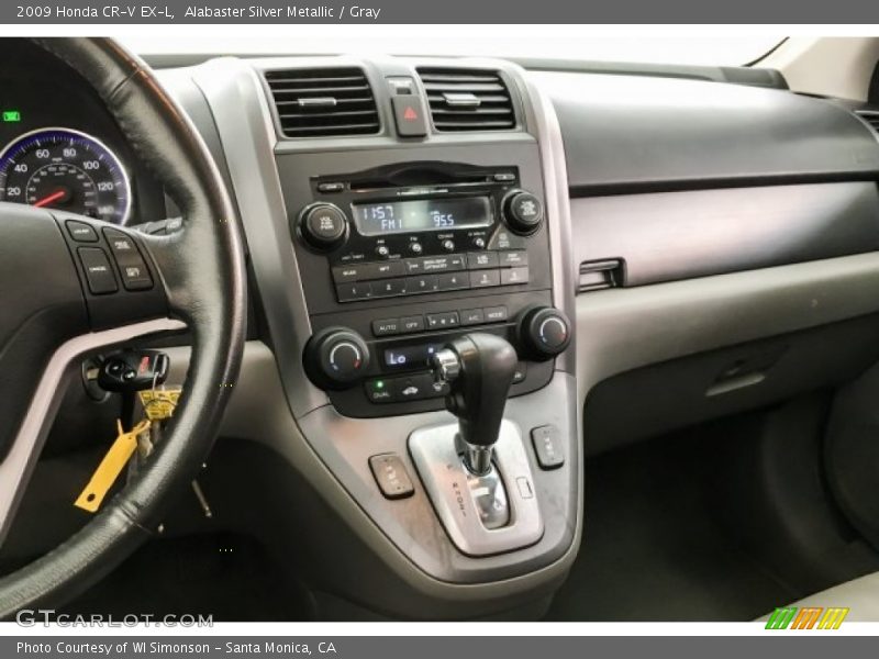 Alabaster Silver Metallic / Gray 2009 Honda CR-V EX-L