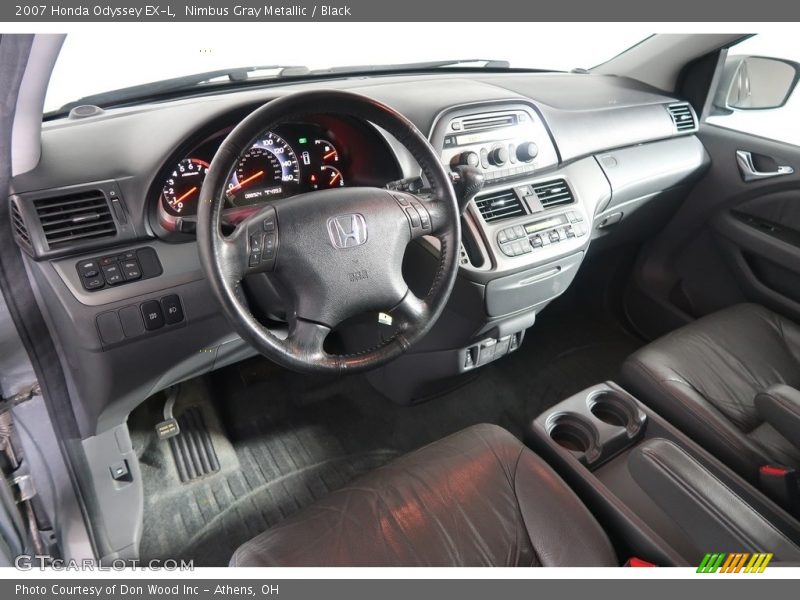 Nimbus Gray Metallic / Black 2007 Honda Odyssey EX-L