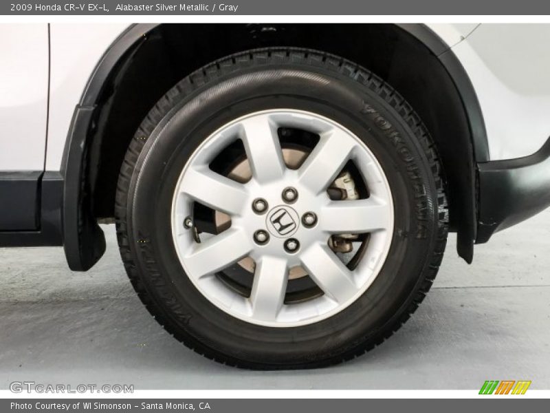 Alabaster Silver Metallic / Gray 2009 Honda CR-V EX-L
