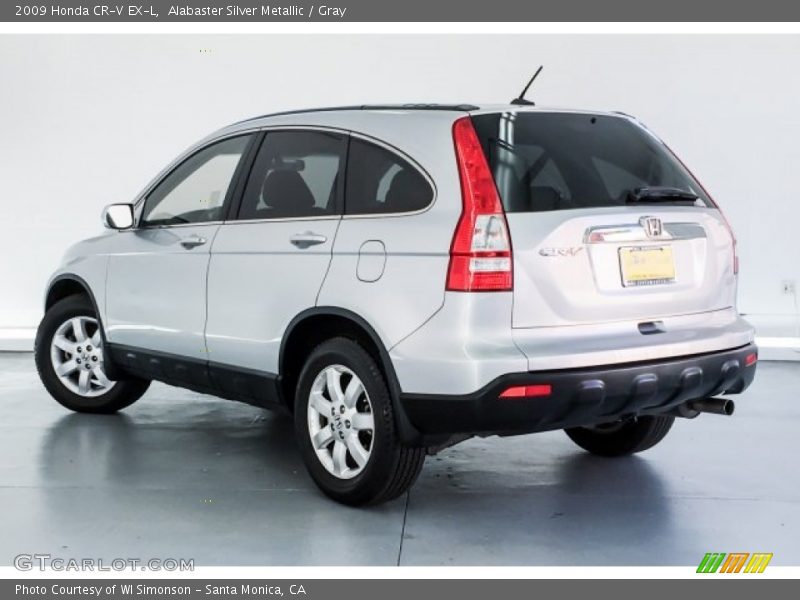 Alabaster Silver Metallic / Gray 2009 Honda CR-V EX-L