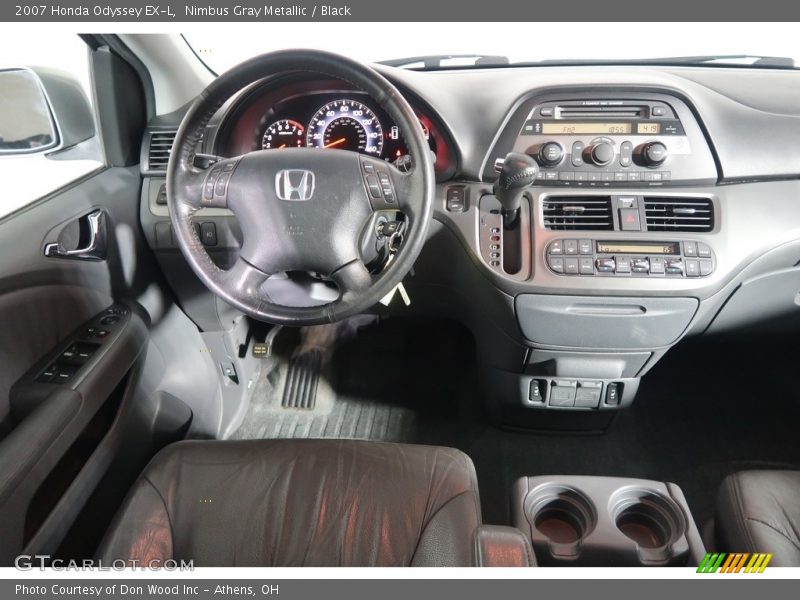 Nimbus Gray Metallic / Black 2007 Honda Odyssey EX-L