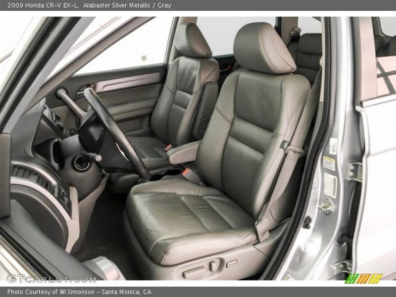 Alabaster Silver Metallic / Gray 2009 Honda CR-V EX-L