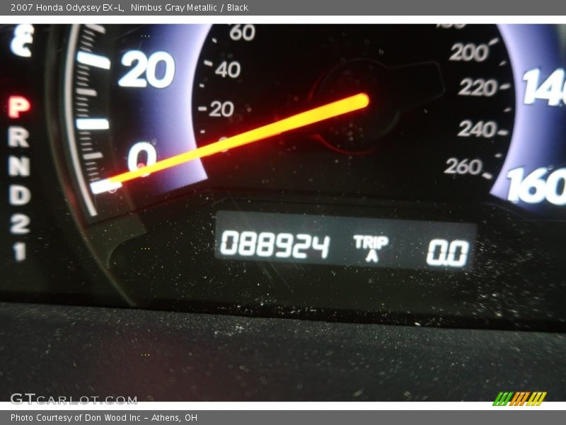 Nimbus Gray Metallic / Black 2007 Honda Odyssey EX-L