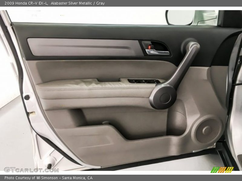 Alabaster Silver Metallic / Gray 2009 Honda CR-V EX-L