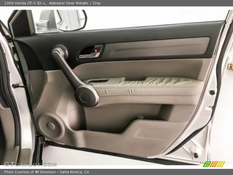Alabaster Silver Metallic / Gray 2009 Honda CR-V EX-L