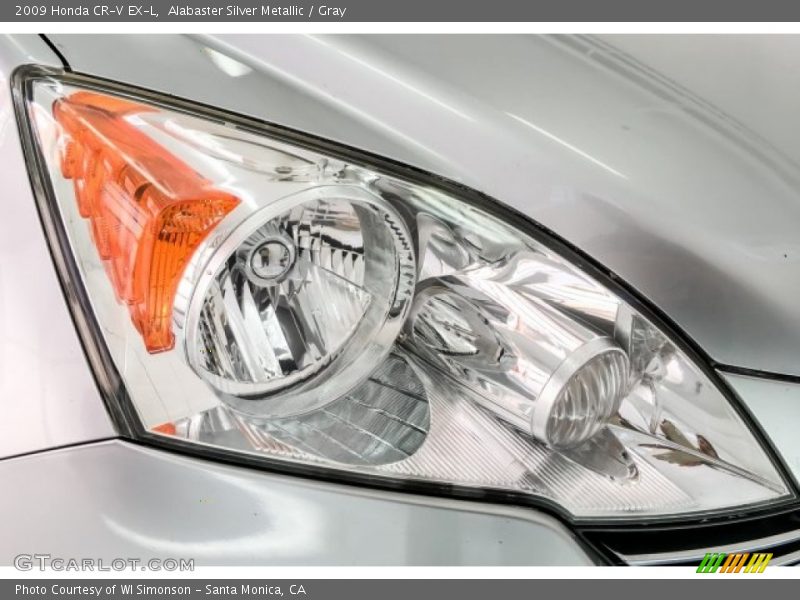Alabaster Silver Metallic / Gray 2009 Honda CR-V EX-L